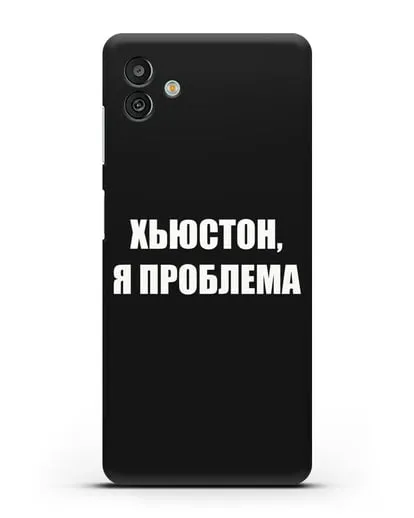 Чехол с надписью Хьюстон, я проблема силиконовый для Samsung Galaxy M13 [SM-M135]