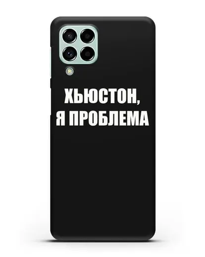 Чехол с надписью Хьюстон, я проблема силиконовый для Samsung Galaxy M53 [SM-M536]