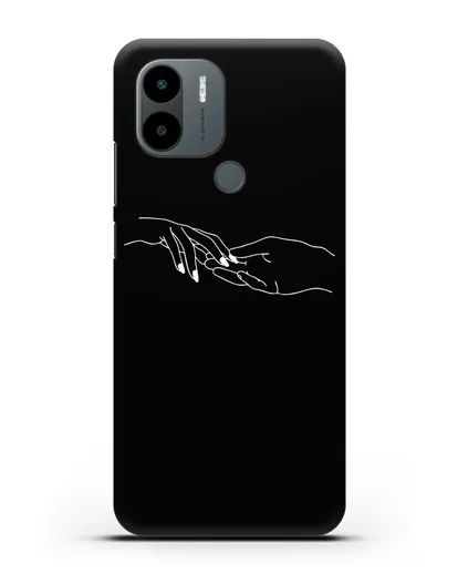 Чехол с рисунком одной линией Прикосновение силиконовый для Xiaomi Poco C51