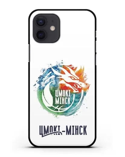 Чехол с символикой Цмоки-Минск силиконовый для iPhone 12