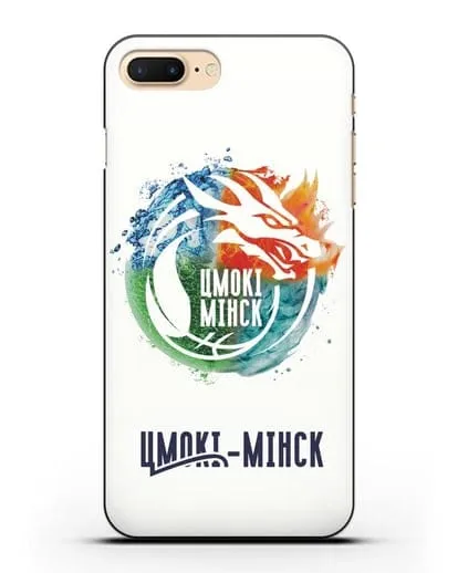 Чехол с символикой Цмоки-Минск силиконовый для iPhone 7 Plus