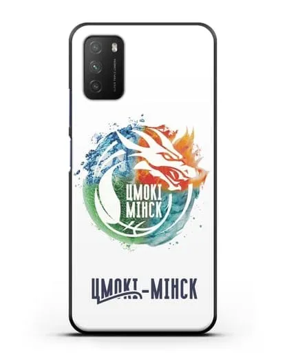 Чехол с символикой Цмоки-Минск силиконовый для Xiaomi Poco M3