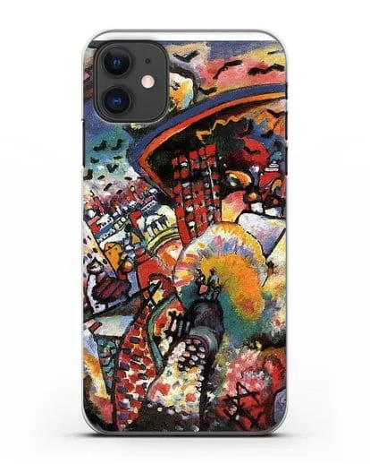 Чехол Москва. Красная площадь (Кандинский Василий) силиконовый для iPhone 11