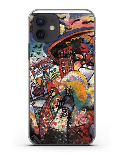Чехол Москва. Красная площадь (Кандинский Василий) силиконовый для iPhone 12
