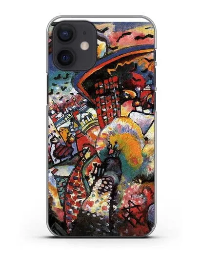 Чехол Москва. Красная площадь (Кандинский Василий) силиконовый для iPhone 12 mini