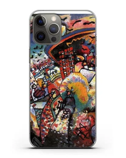 Чехол Москва. Красная площадь (Кандинский Василий) силиконовый для iPhone 12 Pro Max