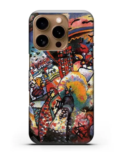 Чехол Москва. Красная площадь (Кандинский Василий) силиконовый для iPhone 16 Pro