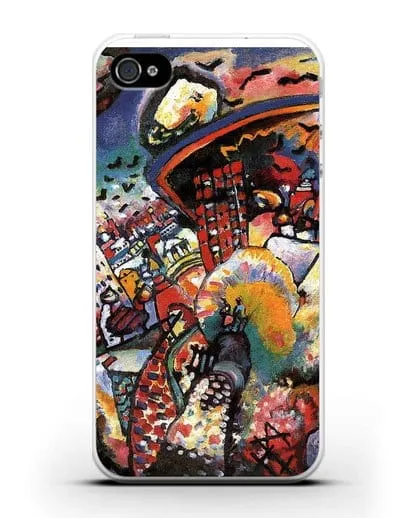 Чехол Москва. Красная площадь (Кандинский Василий) силиконовый для iPhone 4/4s