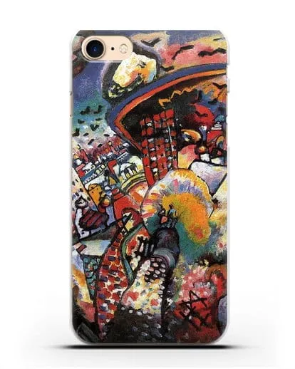Чехол Москва. Красная площадь (Кандинский Василий) силиконовый для iPhone 7