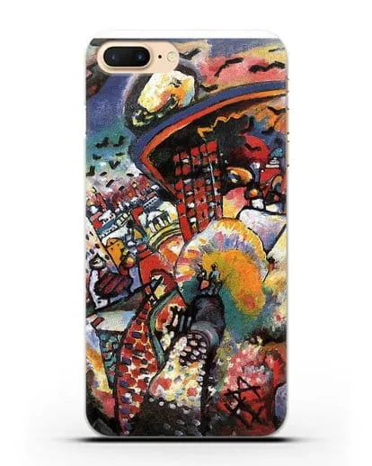 Чехол Москва. Красная площадь (Кандинский Василий) силиконовый для iPhone 8 Plus