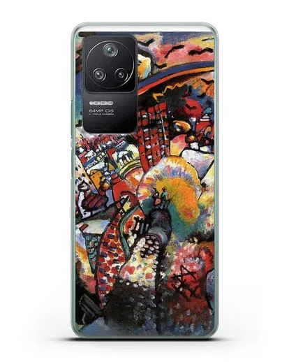 Чехол Москва. Красная площадь (Кандинский Василий) силиконовый для Xiaomi Poco F4