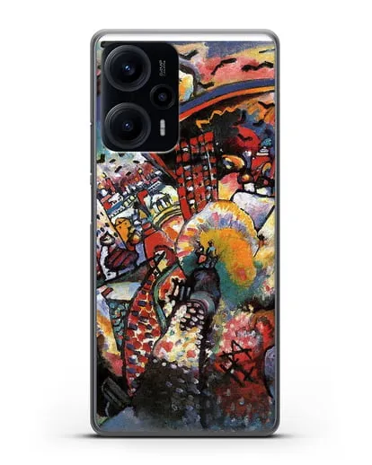 Чехол Москва. Красная площадь (Кандинский Василий) силиконовый для Xiaomi Poco F5