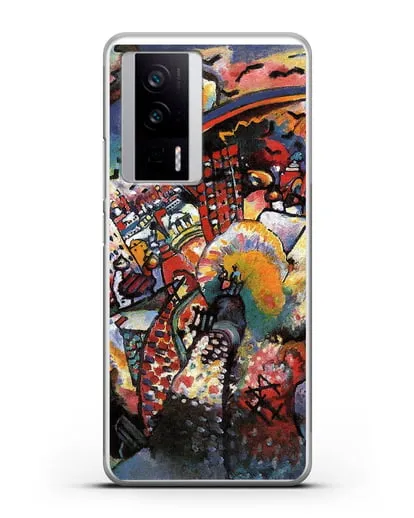 Чехол Москва. Красная площадь (Кандинский Василий) силиконовый для Xiaomi Poco F5 Pro