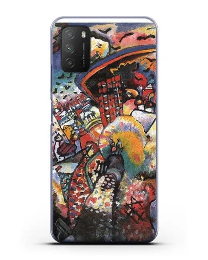 Чехол Москва. Красная площадь (Кандинский Василий) силиконовый для Xiaomi Poco M3