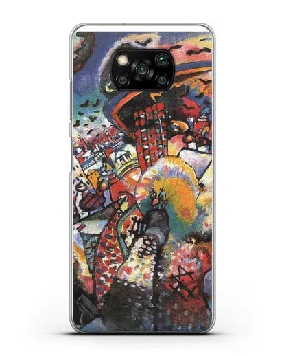 Чехол Москва. Красная площадь (Кандинский Василий) силиконовый для Xiaomi Poco X3