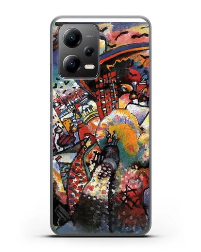 Чехол Москва. Красная площадь (Кандинский Василий) силиконовый для Xiaomi Poco X5