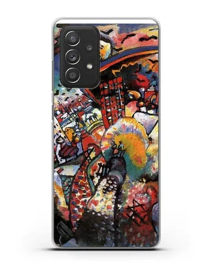 Чехол Москва. Красная площадь (Кандинский Василий) силиконовый для Samsung Galaxy A53