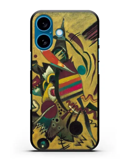 Чехол Точки (Кандинский Василий) силиконовый для iPhone 16