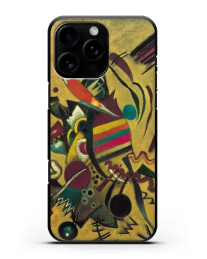 Чехол Точки (Кандинский Василий) силиконовый для iPhone 16 Pro Max