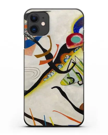 Чехол Синий сегмент (Кандинский Василий) силиконовый для iPhone 11