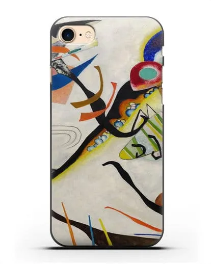 Чехол Синий сегмент (Кандинский Василий) силиконовый для iPhone 7