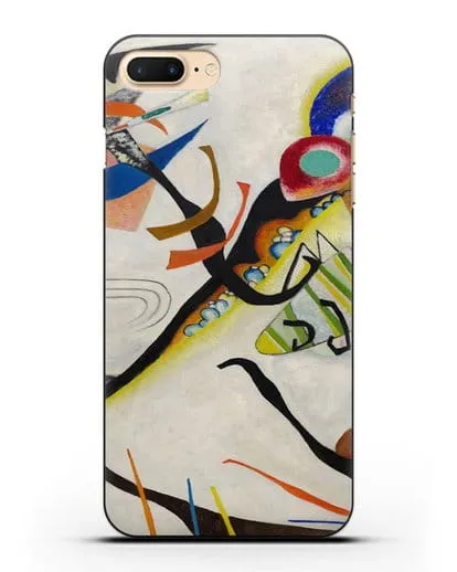 Чехол Синий сегмент (Кандинский Василий) силиконовый для iPhone 7 Plus