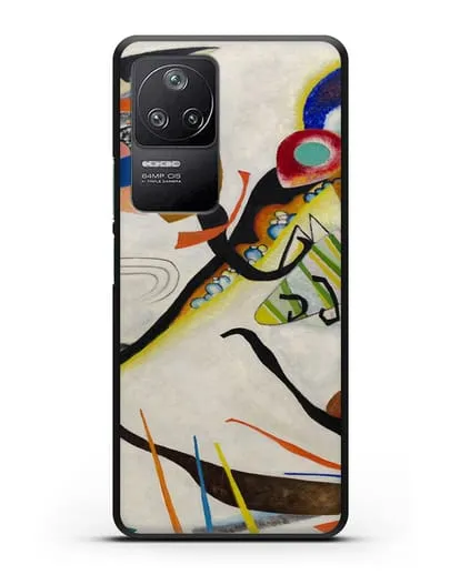 Чехол Синий сегмент (Кандинский Василий) силиконовый для Xiaomi Poco F4