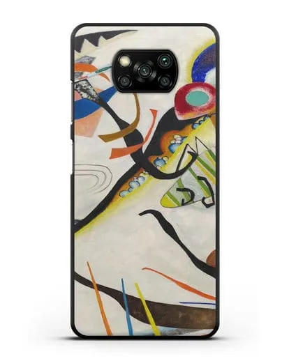 Чехол Синий сегмент (Кандинский Василий) силиконовый для Xiaomi Poco X3