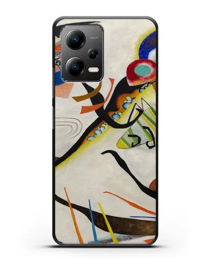 Чехол Синий сегмент (Кандинский Василий) силиконовый для Xiaomi Poco X5
