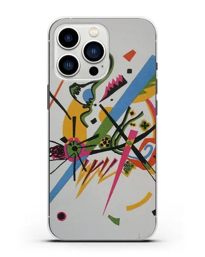 Чехол Маленькие миры (Кандинский Василий) силиконовый для iPhone 13 Pro