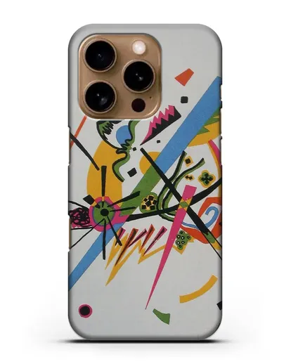 Чехол Маленькие миры (Кандинский Василий) силиконовый для iPhone 16 Pro