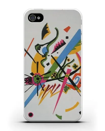 Чехол Маленькие миры (Кандинский Василий) силиконовый для iPhone 4/4s