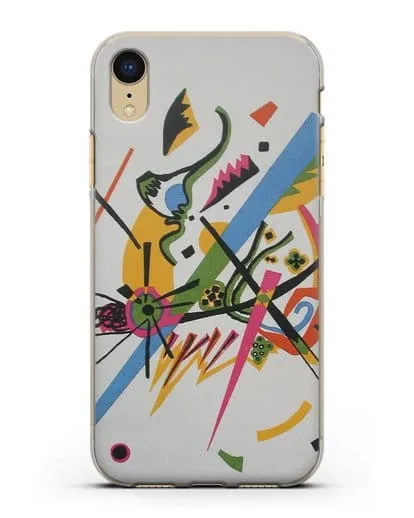 Чехол Маленькие миры (Кандинский Василий) силиконовый для iPhone XR