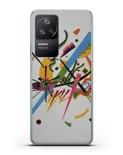 Чехол Маленькие миры (Кандинский Василий) силиконовый для Xiaomi Poco F4