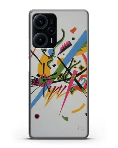 Чехол Маленькие миры (Кандинский Василий) силиконовый для Xiaomi Poco F5