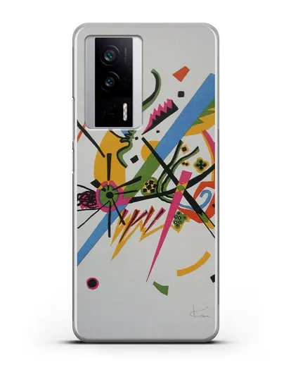 Чехол Маленькие миры (Кандинский Василий) силиконовый для Xiaomi Poco F5 Pro