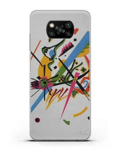 Чехол Маленькие миры (Кандинский Василий) силиконовый для Xiaomi Poco X3 Pro