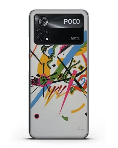 Чехол Маленькие миры (Кандинский Василий) силиконовый для Xiaomi Poco X4 Pro