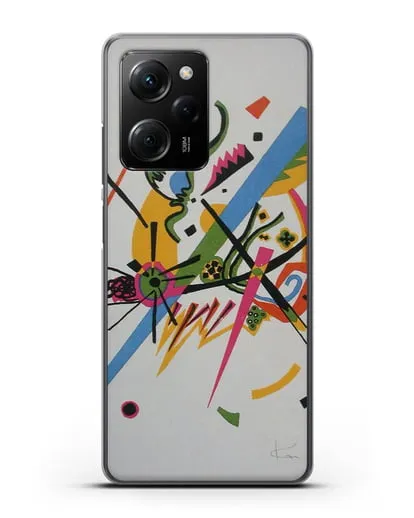Чехол Маленькие миры (Кандинский Василий) силиконовый для Xiaomi Poco X5 Pro