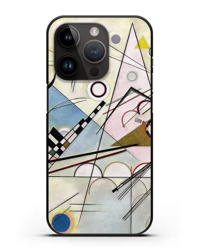 Чехол Композиция 8 (Кандинский Василий) силиконовый для iPhone 14 Pro