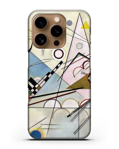 Чехол Композиция 8 (Кандинский Василий) силиконовый для iPhone 16 Pro