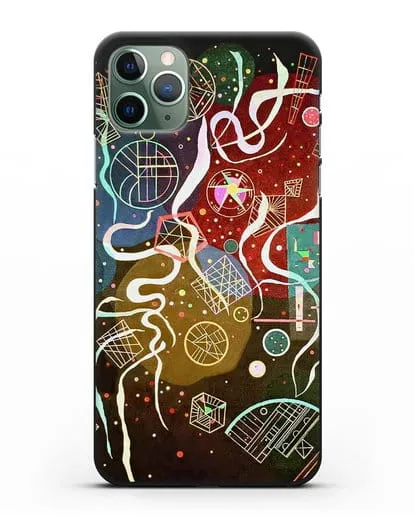 Чехол Движение I (Кандинский Василий) силиконовый для iPhone 11 Pro Max
