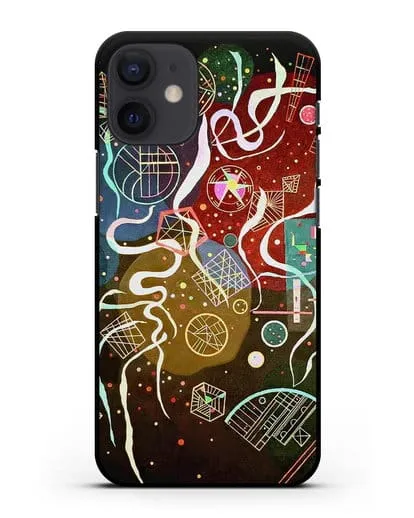 Чехол Движение I (Кандинский Василий) силиконовый для iPhone 12 mini