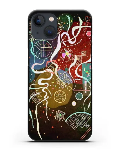 Чехол Движение I (Кандинский Василий) силиконовый для iPhone 13