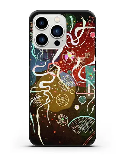 Чехол Движение I (Кандинский Василий) силиконовый для iPhone 13 Pro