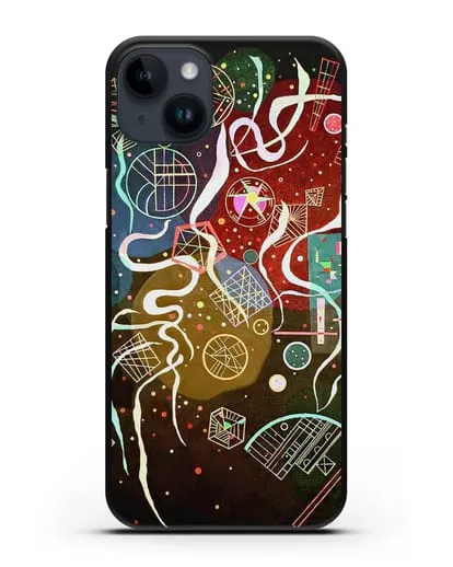 Чехол Движение I (Кандинский Василий) силиконовый для iPhone 14 Plus