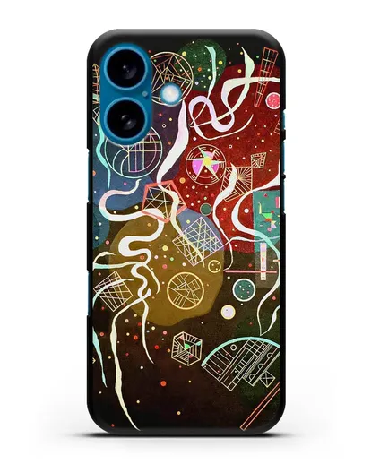 Чехол Движение I (Кандинский Василий) силиконовый для iPhone 16