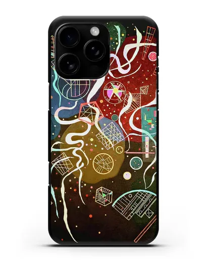 Чехол Движение I (Кандинский Василий) силиконовый для iPhone 16 Pro Max