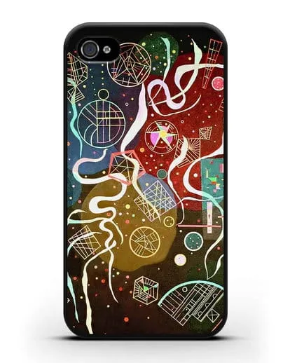 Чехол Движение I (Кандинский Василий) силиконовый для iPhone 4/4s