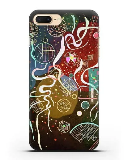 Чехол Движение I (Кандинский Василий) силиконовый для iPhone 8 Plus